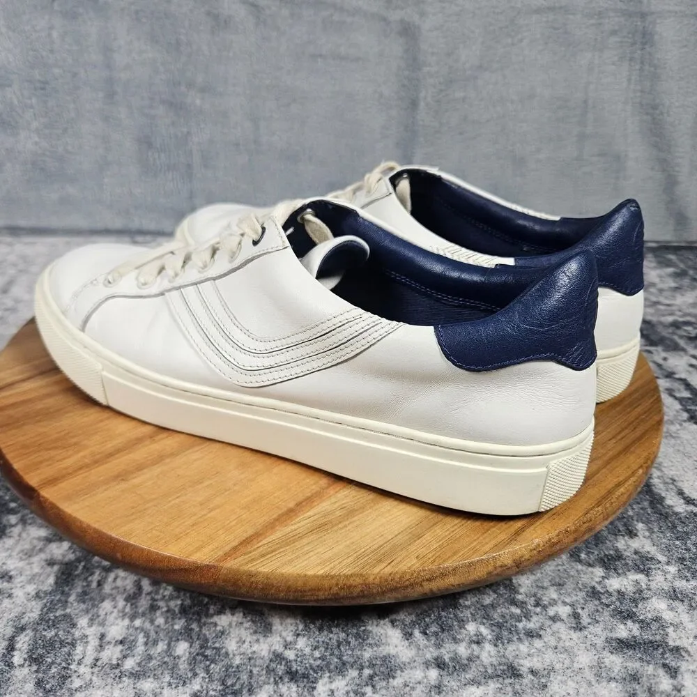 Tory Burch Howell Court Womens Size 9.5 M White Leather Athletic Sneakers Shoes